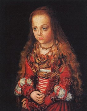  Luca Lienzo - Una princesa de Sajonia Renacimiento Lucas Cranach el Viejo